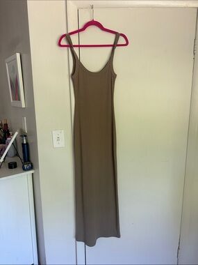 odela strapless drop waist maxi dress chocolate Odela Strapless Scarf Drop Waist Maxi Dress | Chocolate | Womens